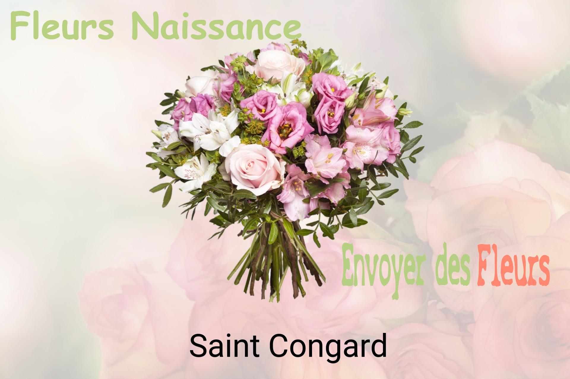 Bouquet de fleurs de naissance livré à Saint-Congard